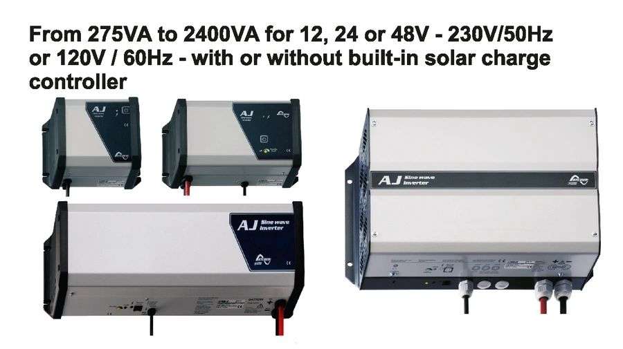 Studer AJ series inverter datasheet page 1